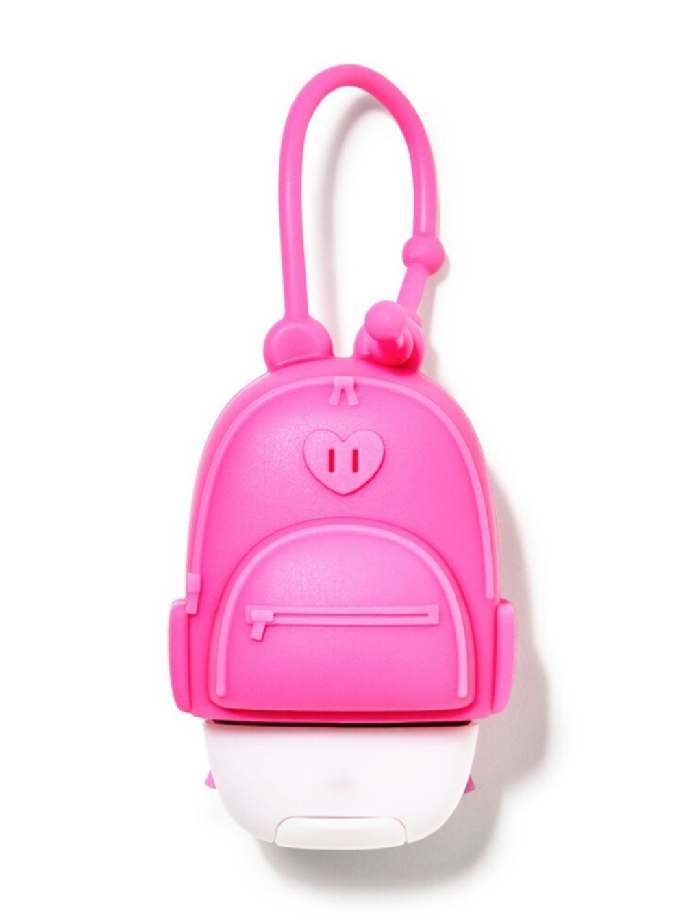 Bath and Body Works Pink Heart Backpack Pocketbac Holder